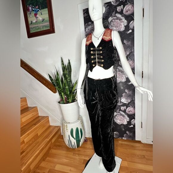 Free People Sign Of The Times Vest Suit Set - Picture 5 of 12